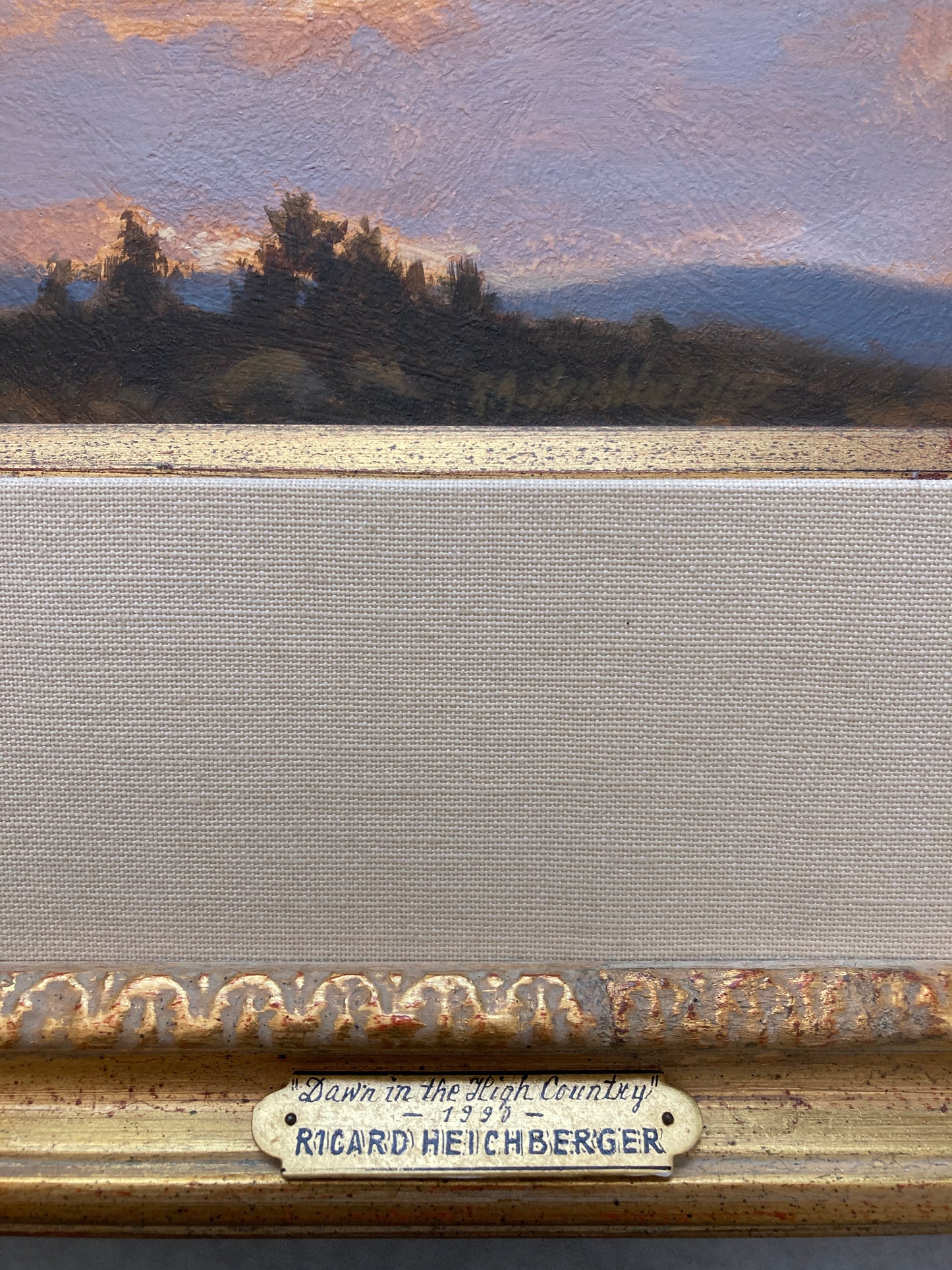 Richard Heichberger 'Dawn in the High Country' Big Bear