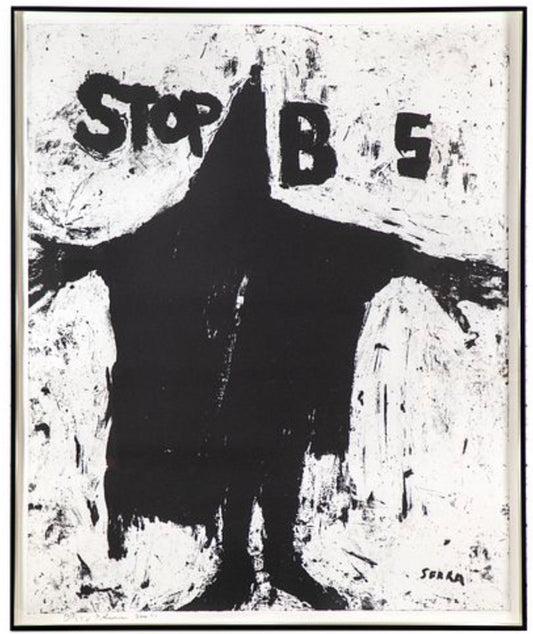 Richard Serra 'Stop B S'