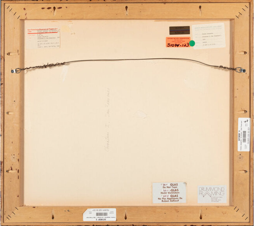 Yvonne Jacquette 'Chinatown I' San Francisco, 1983 Pastel on Paper