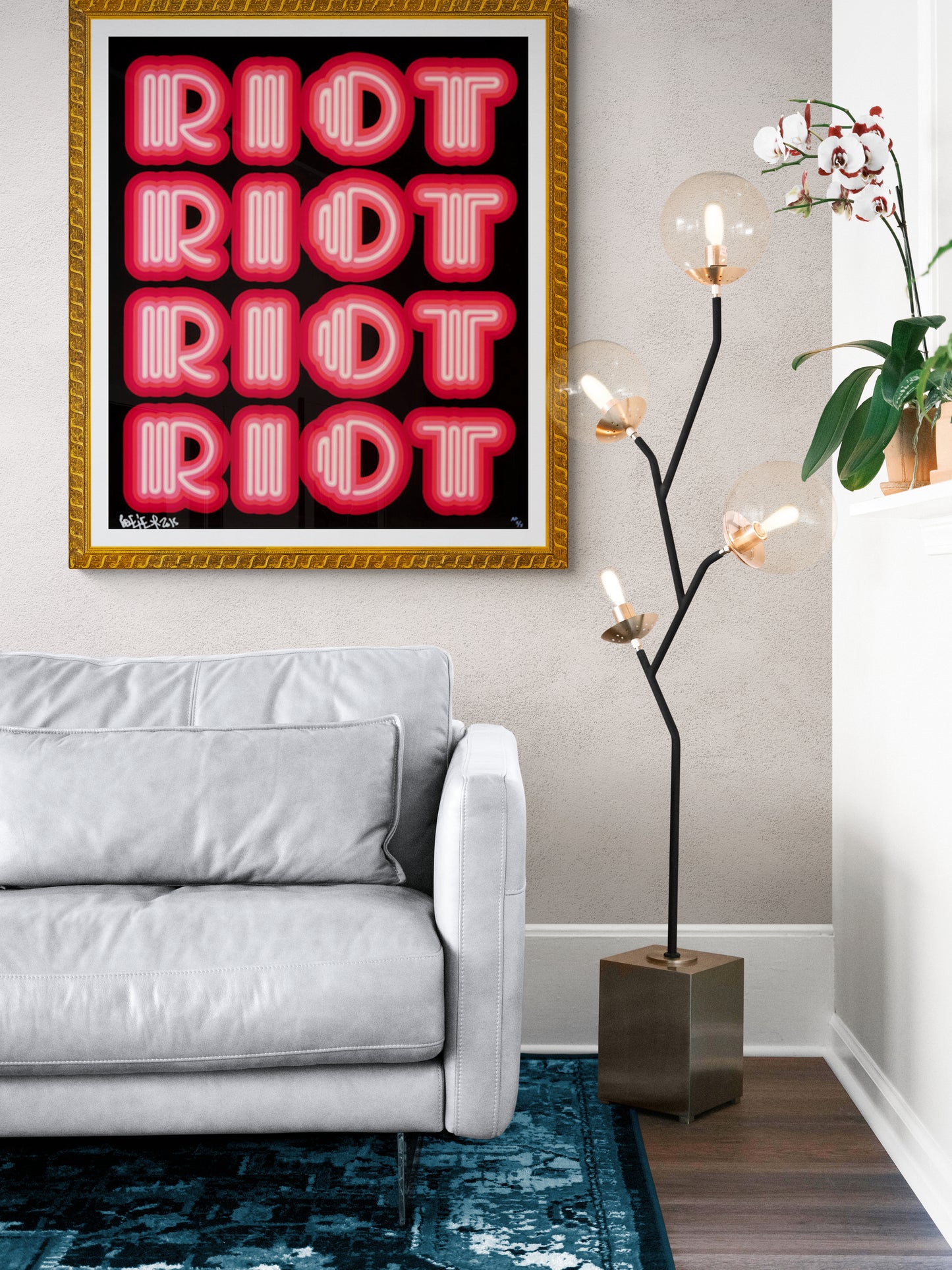 Ben Eine 'Riot' Print