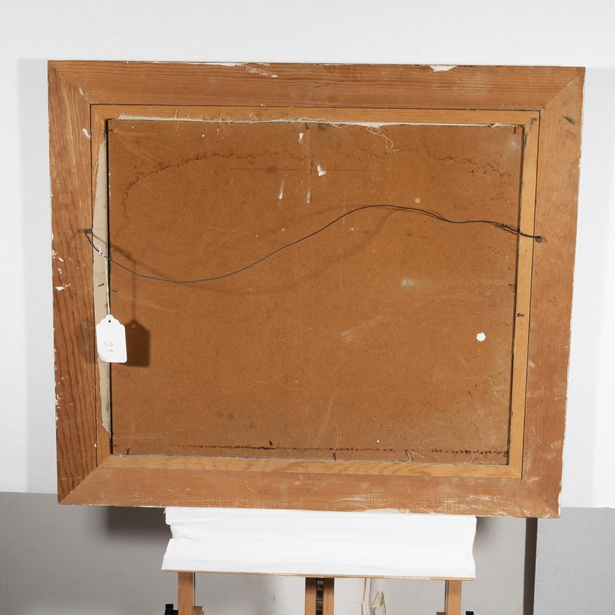 Geoffrey Lewis 'River Crossing' Landscape Painting