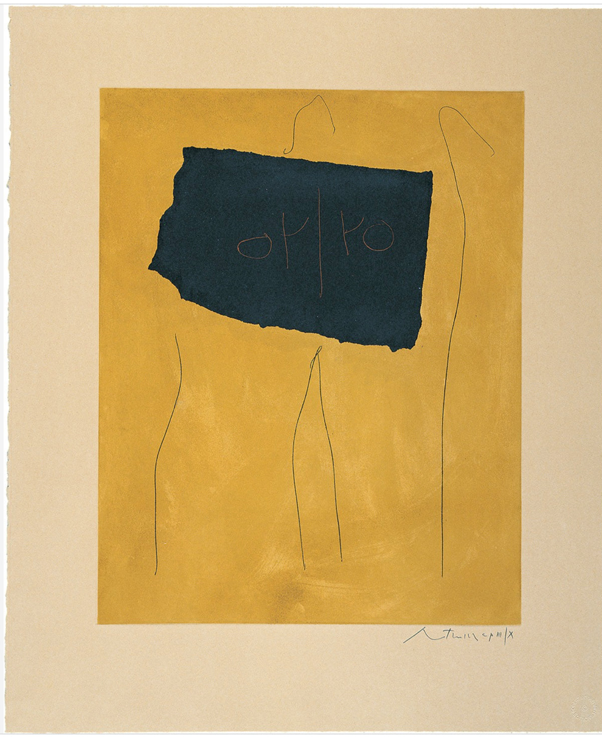 Robert Motherwell 'Oy / Yo'