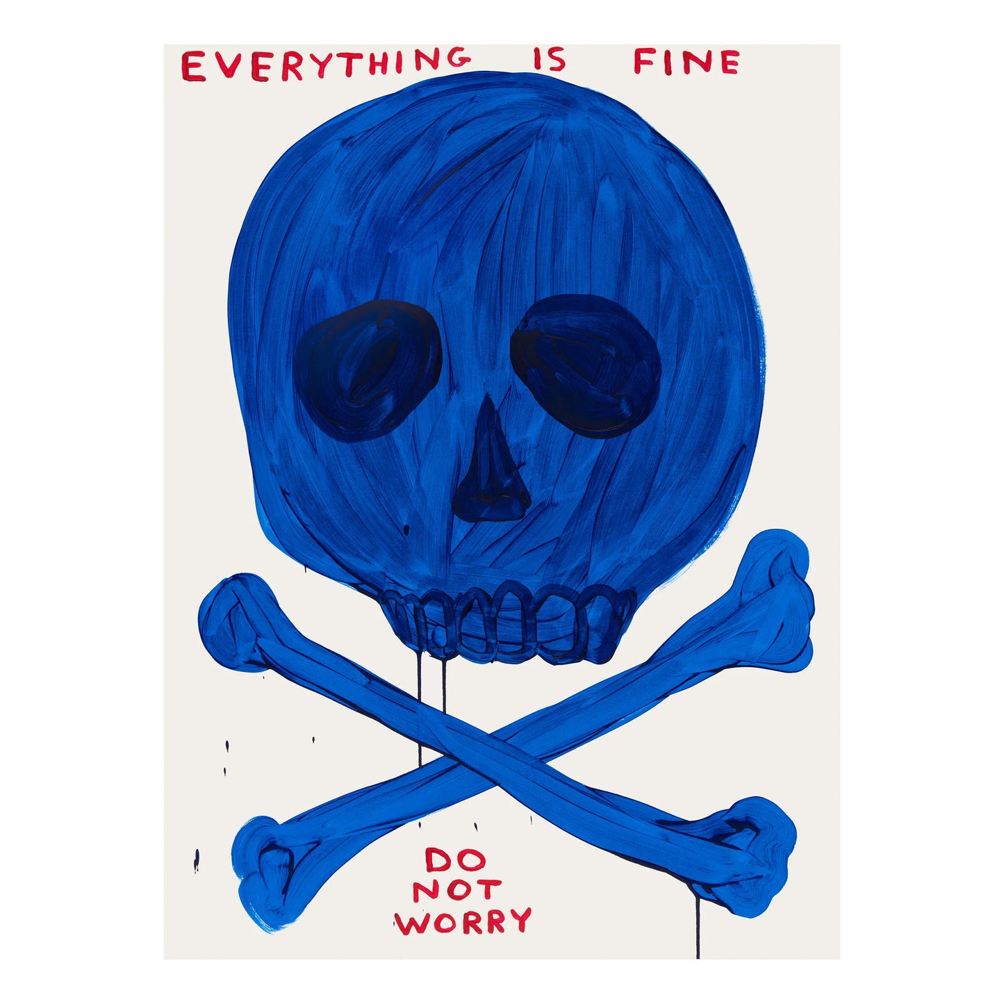 David Shrigley 'Everything is Fine' Signed, Limited Edition Print