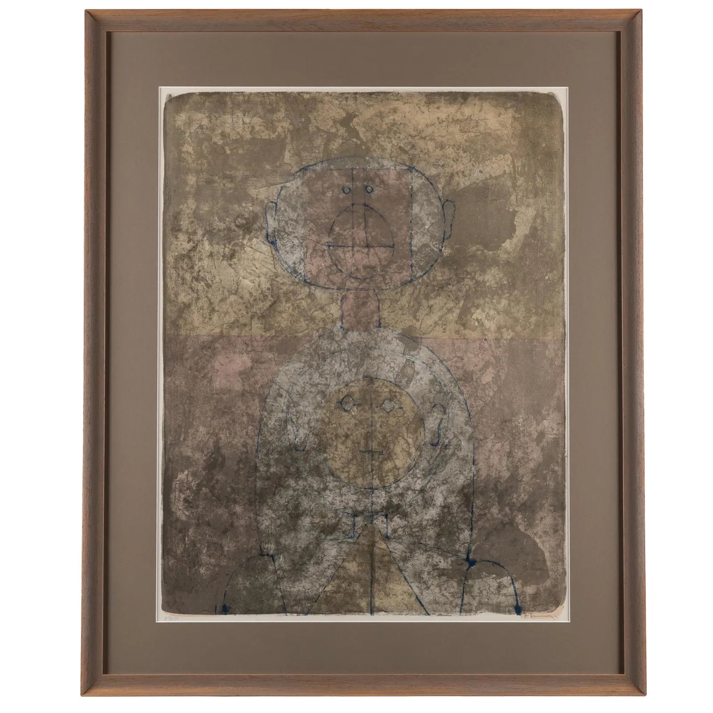 Rufino Tamayo 'Deux Tetes' Signed Print