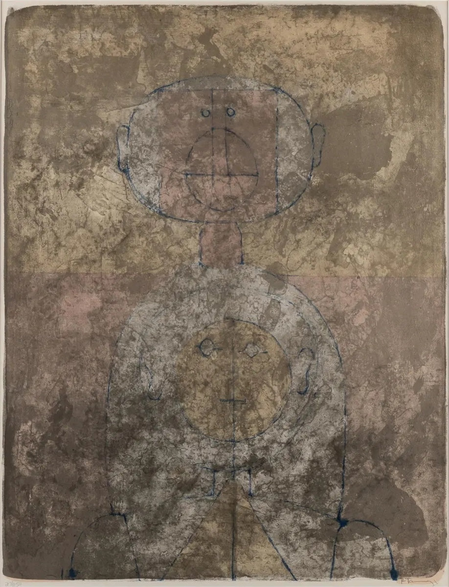 Rufino Tamayo 'Deux Tetes' Signed Print