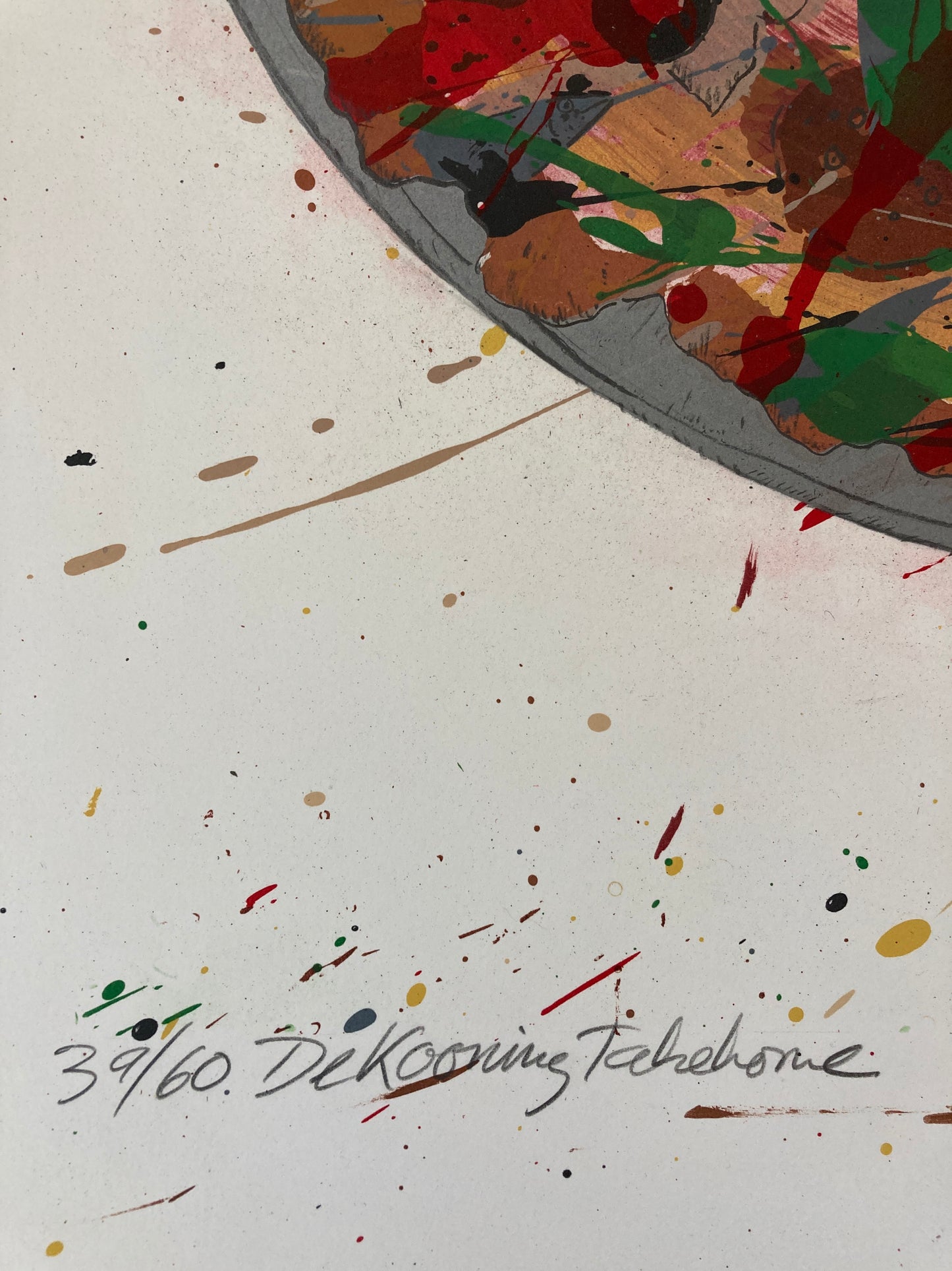 David Gilhooly 'De Kooning Take Home Pizza'