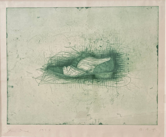 Jim Dine 'Shoe' print