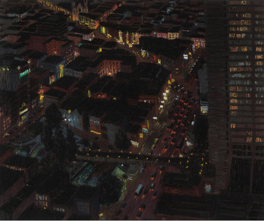 Yvonne Jacquette 'Chinatown I' San Francisco, 1983 Pastel on Paper