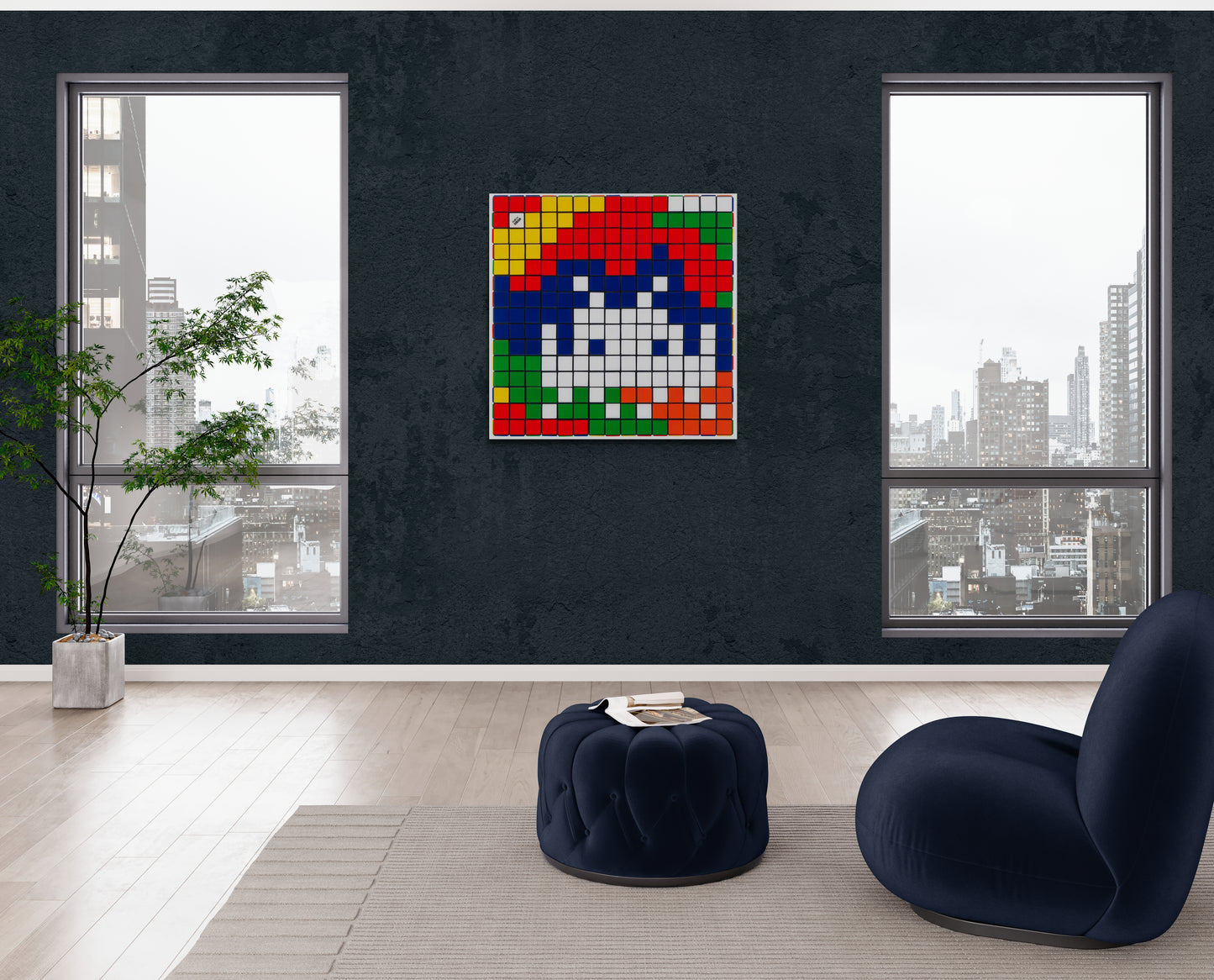 Invader 'Rubik Camouflage'