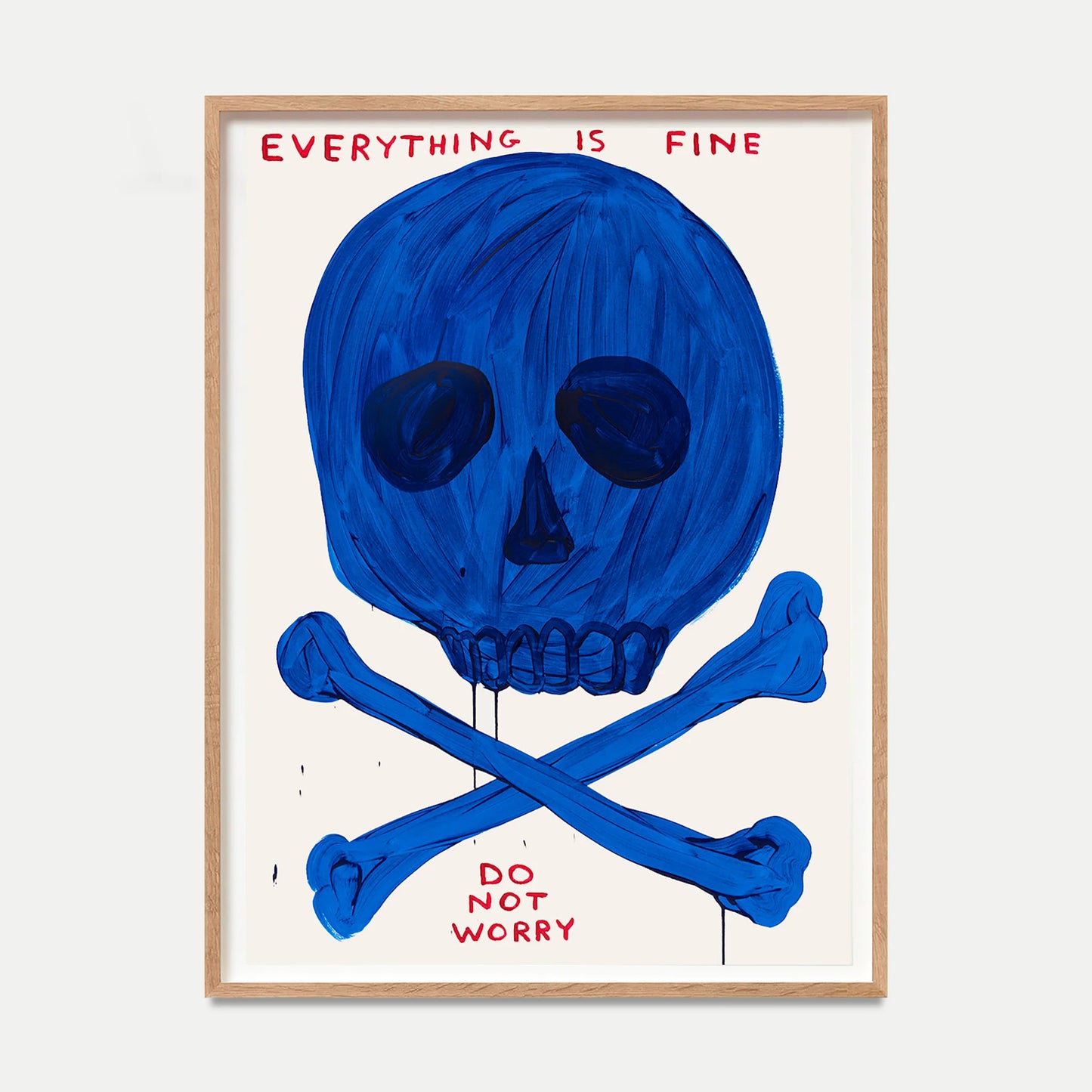 David Shrigley 'Everything is Fine' Signed, Limited Edition Print